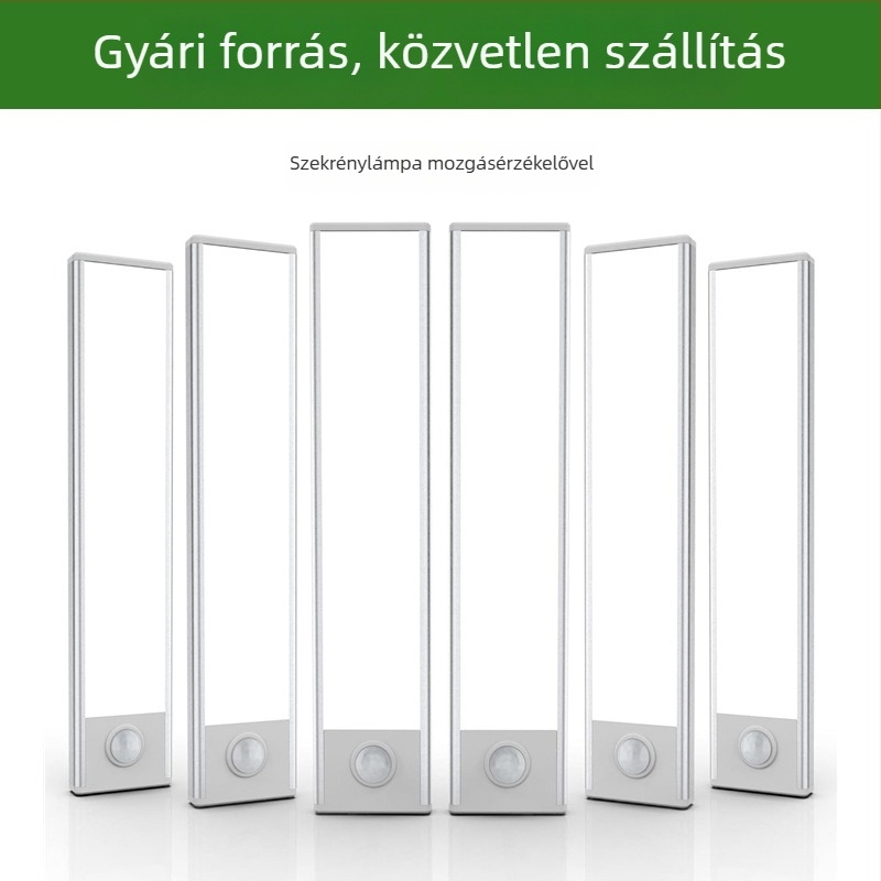 IR-szenzoros ruhásszekrény világítás – ultra vékony LED-szalag, mágneses öntapadós, háromféle színhőmérséklet