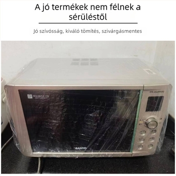 Áttetsző védőburkolat rizsfőzőhöz és mikró tálcához – extralarge, vastag porvédő, rovarok elleni védelem