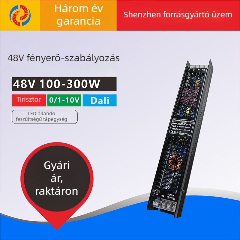 DALI 0-10V dimmelhető LED mágneses sínvilágítás, állandó feszültségű meghajtóval, 48V 150W