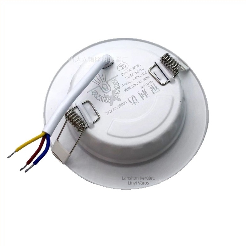 LED mennyezeti lámpa - Silver Lida, beépített downlight, sík panel a nappalihoz