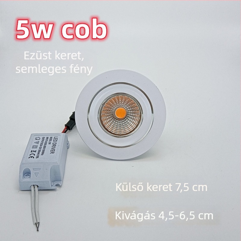 2026 LED mini spotlámpa csillagos ég effektussal nappaliba és a hálószobába, COB mennyezeti világítás, visszaverődésmentes, vitrinekhez és szekrényekhez, A ló éve