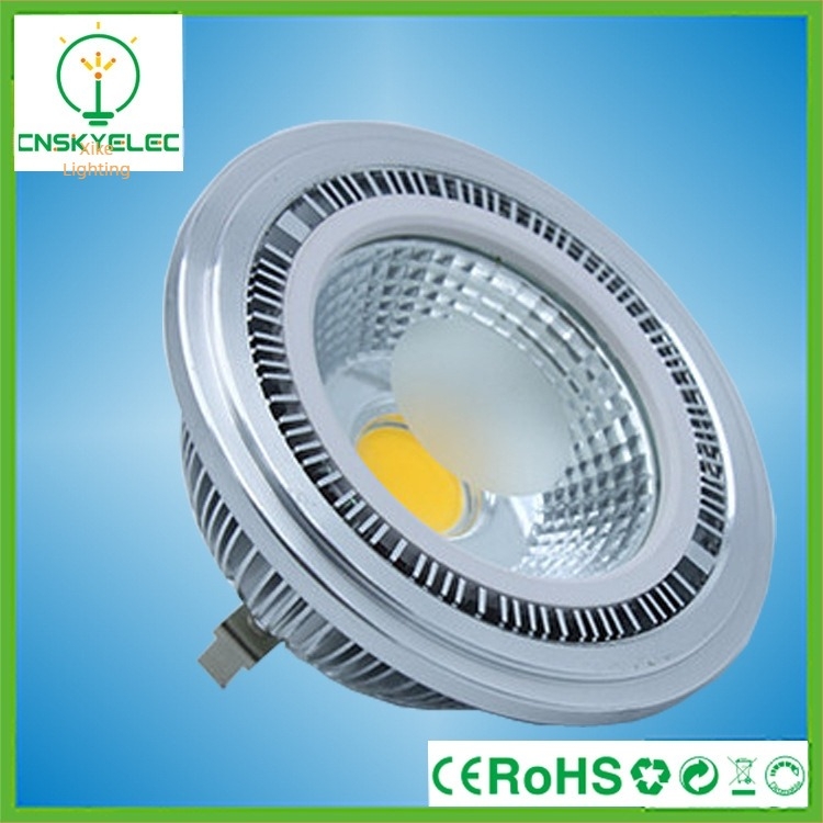 ES111 COB reflektor 9W LED reflektor GU10 G53 AR111 AR111 85-265V bab alakú izzó