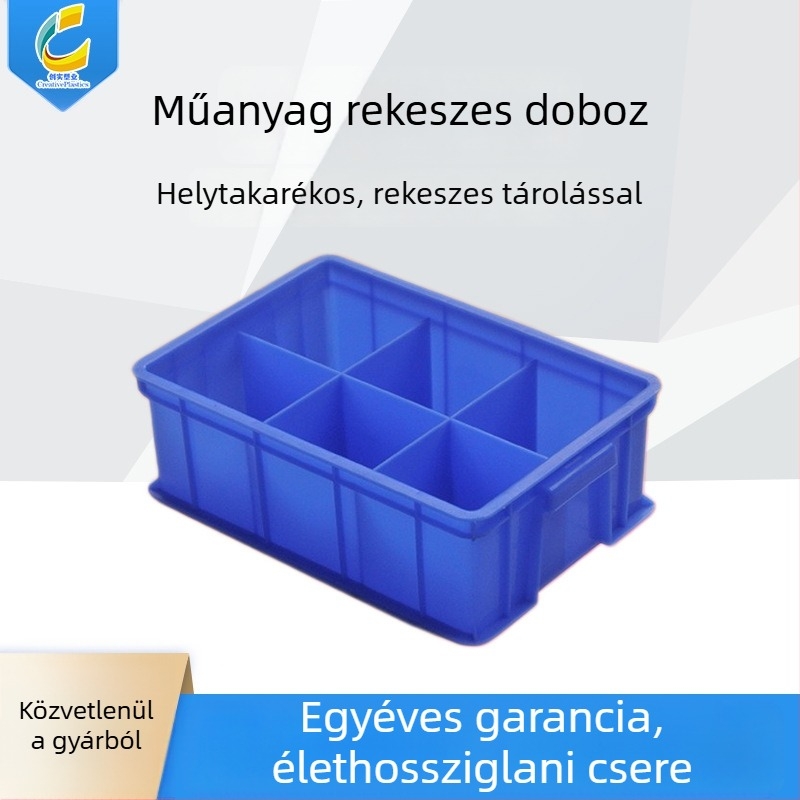 HDPE vastagított elválasztó doboz elektronikai alkatrészekhez, nedvességálló megerősített tároló doboz
