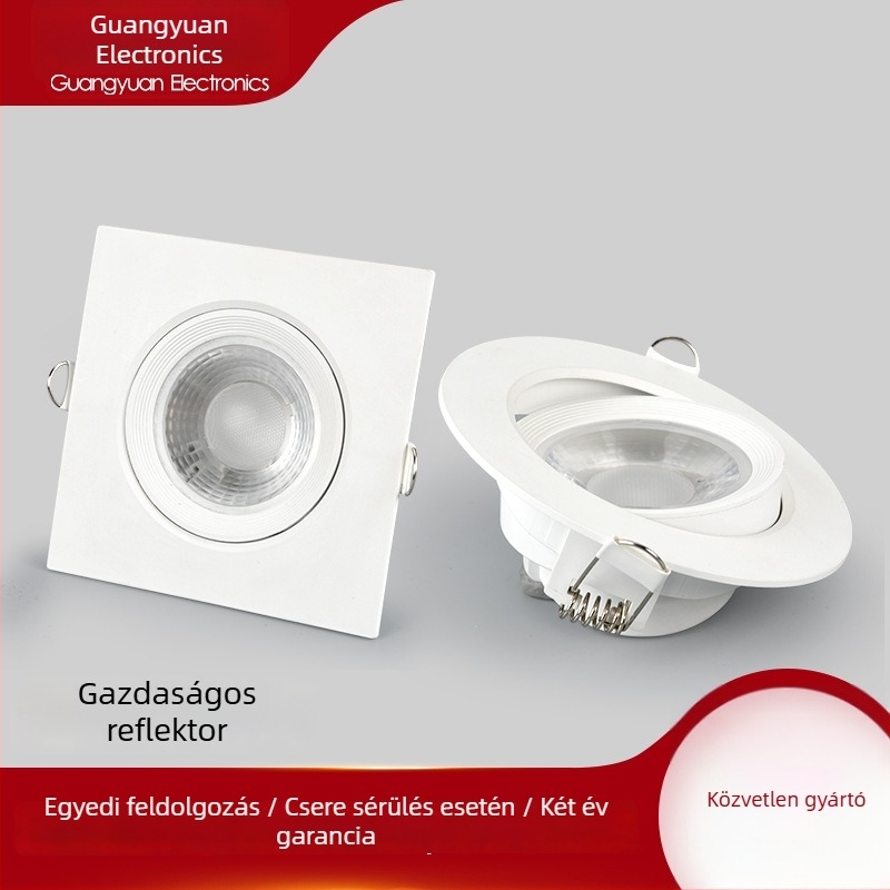 Költséghatékony beépített LED downlight a nappaliba, modern minimál stílus