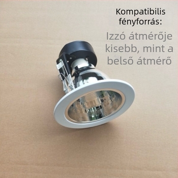 E27 LED beépíthető downlight árnyékolóval, beépített ház, 4 hüvelykes spot LED otthoni használatra