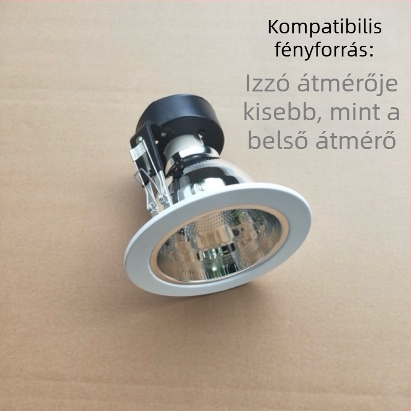 E27 LED beépíthető downlight árnyékolóval, beépített ház, 4 hüvelykes spot LED otthoni használatra