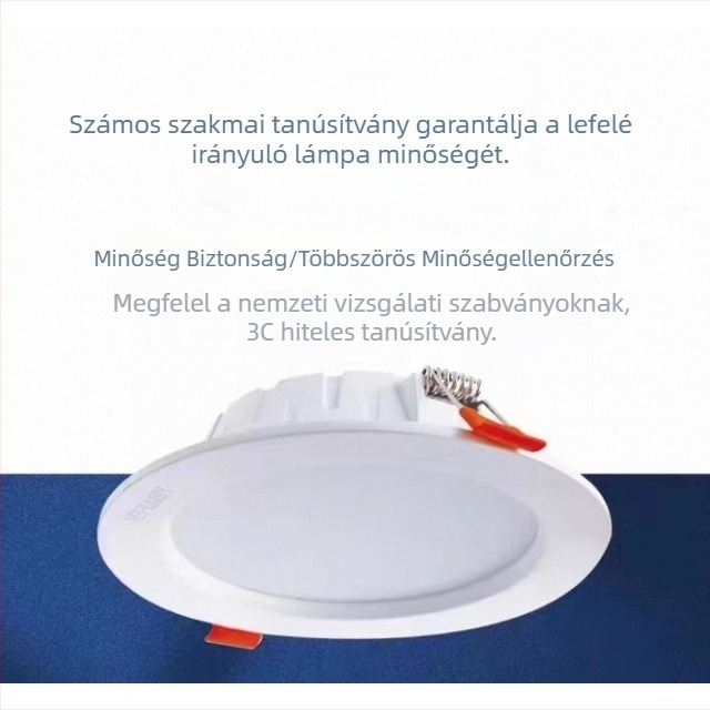 LED beépíthető mennyezeti downlight, 8W/12W/18W, otthon, üzlet, bemutatóterem