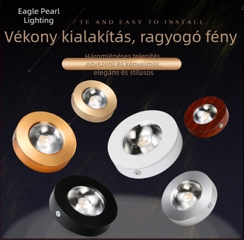 Ultra vékony COB LED mennyezeti downlight, felületi szerelés, kompakt méret, otthoni és kereskedelmi használatra
