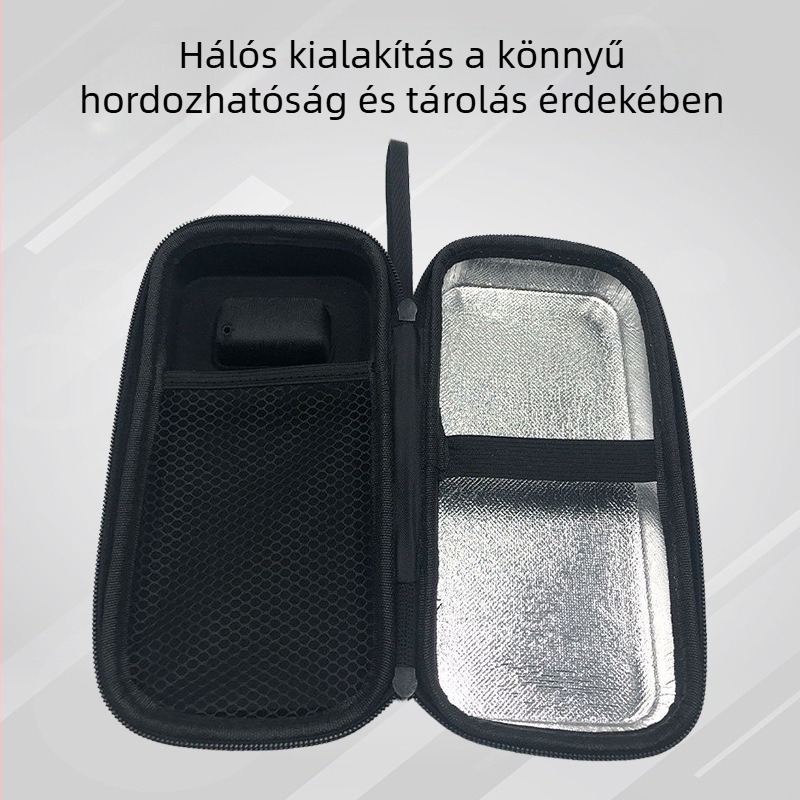 Kültéri inzulin-tároló táska hűtőcsomaggal, hordozható EVA tok