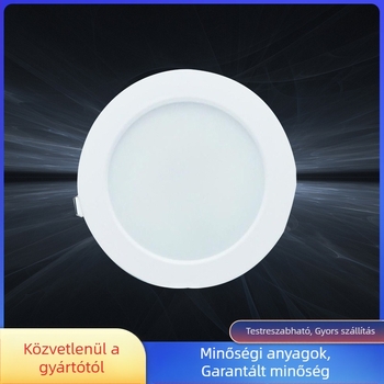 LED mennyezeti beépíthető lámpa, ultra vékony panel, 2,5 hüvelykes (7W/9W) és 4 hüvelykes (12W/20W), nappali