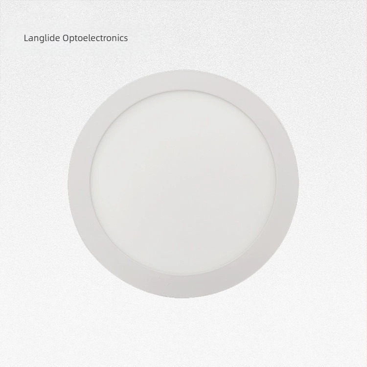Felszínre szerelt, szélesfeszültségű LED mennyezeti downlight előszoba és folyosóhoz, 12W, 6000K, alumínium ház, modern minimalista stílus