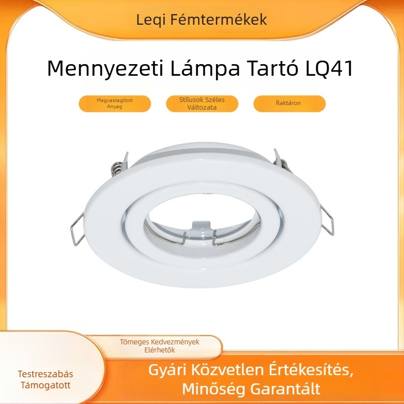 Kerek LED beépíthető downlight háromszínű fényerő-szabályozással, teljes spektrummal, a nappali mennyezetére