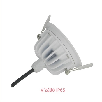LED beépített mennyezeti lámpa, széles feszültségtartomány, vízálló, nedvességálló, páramentesítő, fürdőszoba és konyha számára, 5W–24W