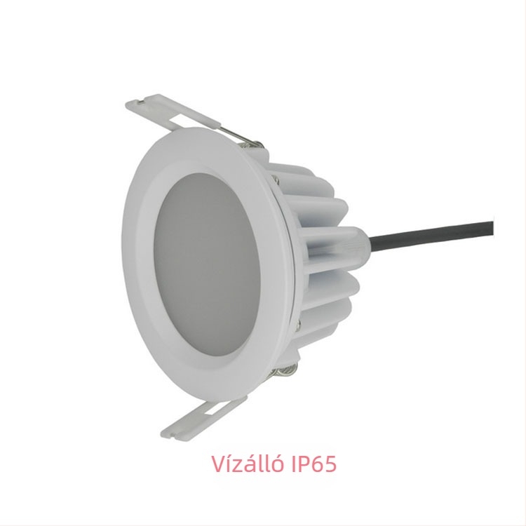 LED beépített mennyezeti lámpa, széles feszültségtartomány, vízálló, nedvességálló, páramentesítő, fürdőszoba és konyha számára, 5W–24W