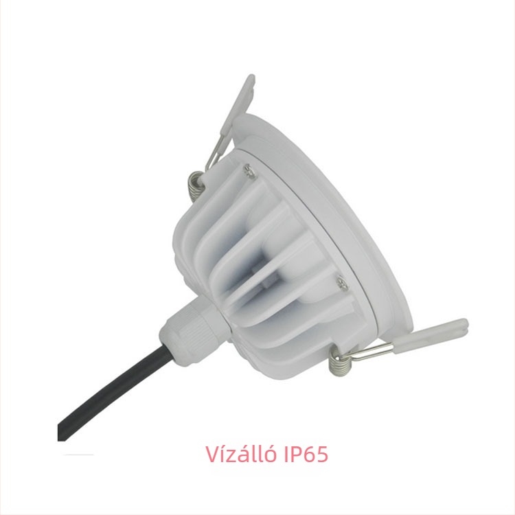 LED beépített mennyezeti lámpa, széles feszültségtartomány, vízálló, nedvességálló, páramentesítő, fürdőszoba és konyha számára, 5W–24W