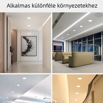 LED mennyezeti lámpa, beépített downlight a nappaliba, ultra vékony kivitel, kereskedelmi használat
