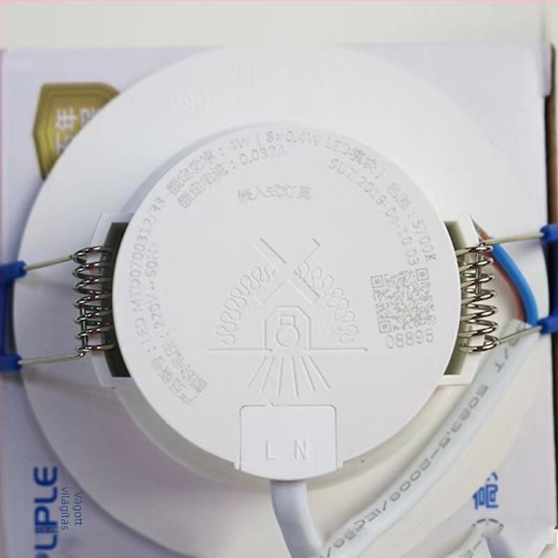 LED mennyezeti lámpa, beépített downlight a nappaliba, ultra vékony kivitel, kereskedelmi használat