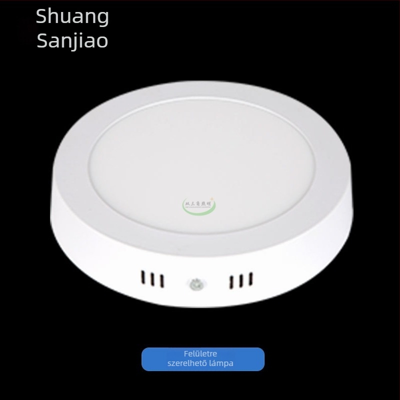 LED vékony párásodás elleni downlight, öntött alumínium négyszög panel lámpa, kerek mennyezeti világítás fehér felülettel