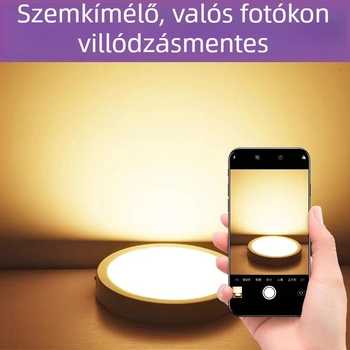 Ultra vékony felületre szerelt lefelé irányuló LED panel lámpa mennyezetre, négyzetes vagy kör alakú, 12W/18W/24W, 3000–6000K