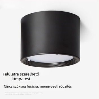 Fúrás nélküli LED felületi mennyezeti downlight, 6-8 hüvelyk, kiállítási termek, bevásárlóközpontok és üzletek számára.