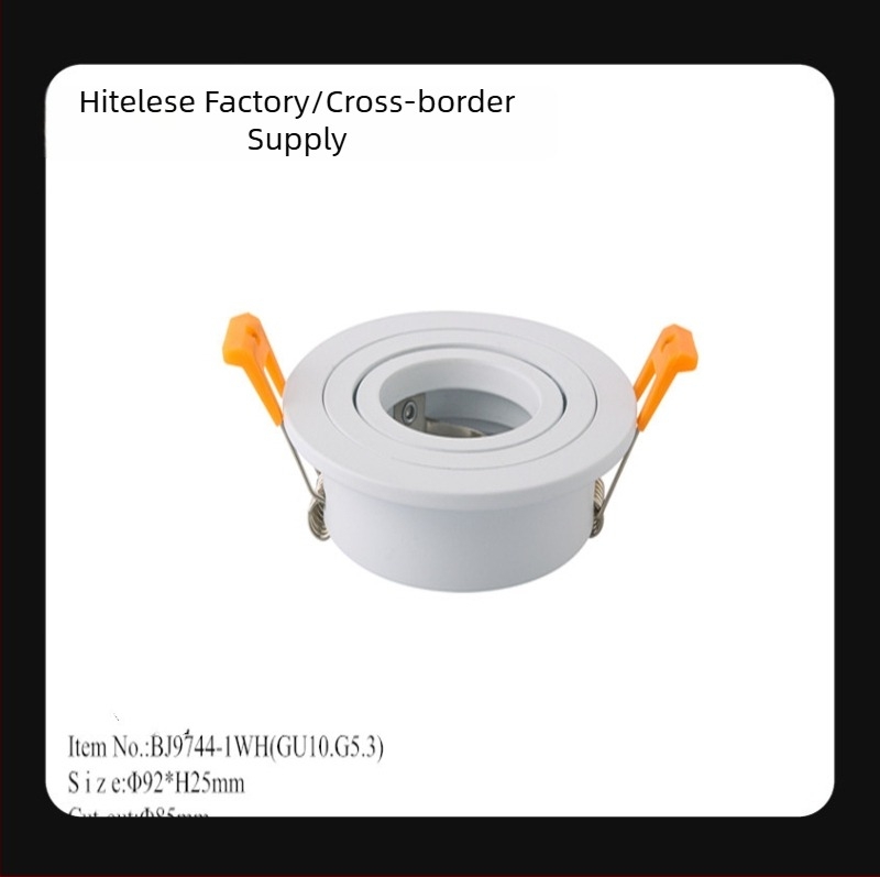 Oval GU10 LED beépített mennyezeti downlight MR16, dimmelhető, alacsony feszültség