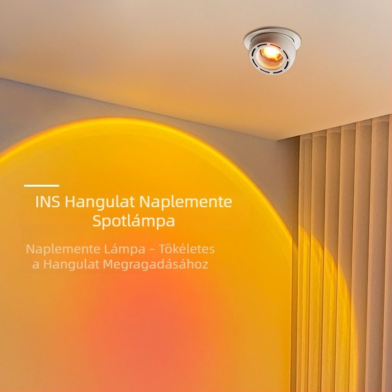 LED beépített fali mosó világítás, előcsarnokba és hálószobába, modern minimalista stílus, Dawn Blue