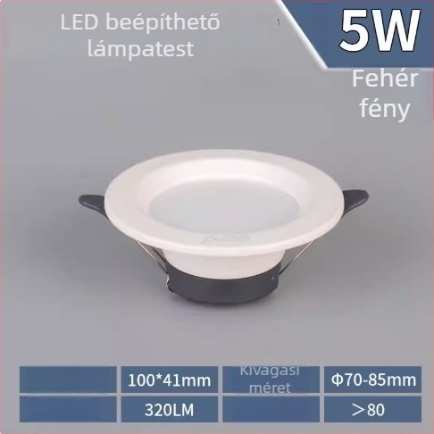 Jinshi Lighting GOPO LED beépített mennyezeti downlight A6LED, 5-24W