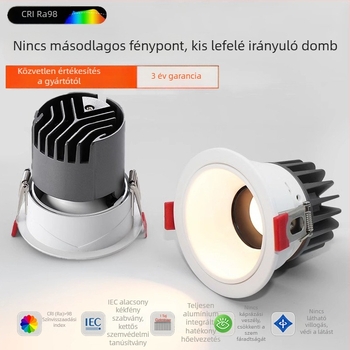 Folyosóhoz tervezett beépített COB intelligens spotlámpa, mély anti-glare funkcióval