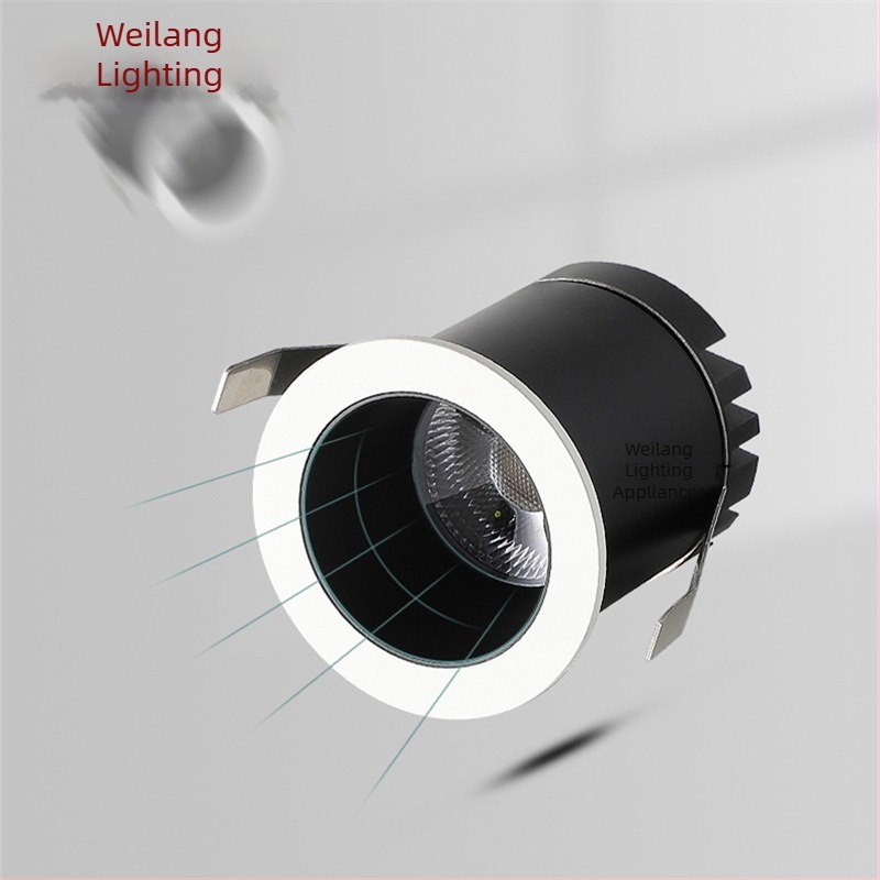 LED mini beépített COB spotlámpa, tükröződésmentes, mennyezeti világítás csillagos ég effektussal borospulthoz