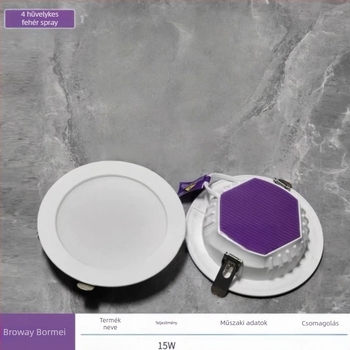 Borme LED mennyezeti downlight öntött alumíniumból – beépített világítás otthoni és projekt felhasználásra
