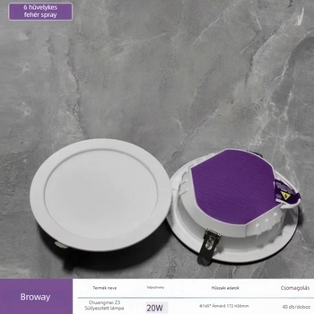 Borme LED mennyezeti downlight öntött alumíniumból – beépített világítás otthoni és projekt felhasználásra