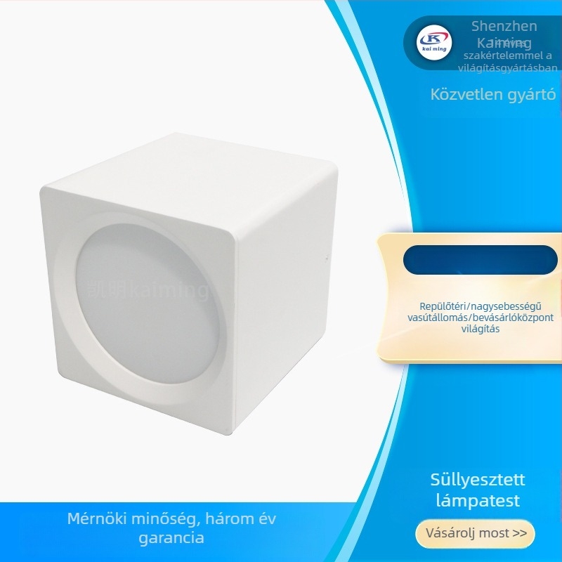 LED négyszögletes felületre szerelt downlight 50W, 60W spot a folyosókhoz és gyalogos hidakhoz