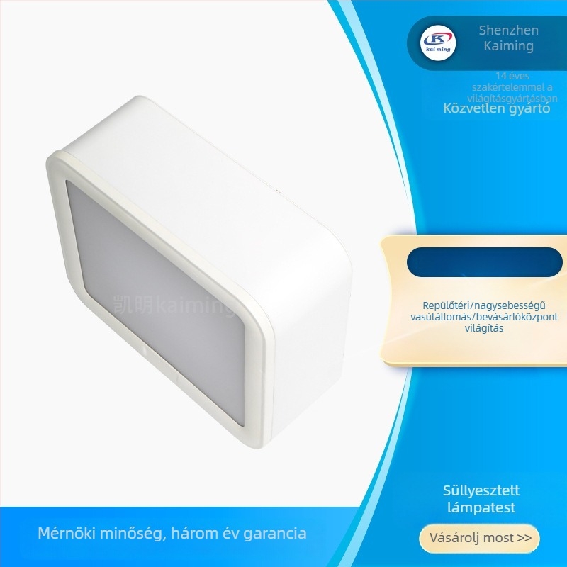 LED négyszögletes felületre szerelt downlight 50W, 60W spot a folyosókhoz és gyalogos hidakhoz