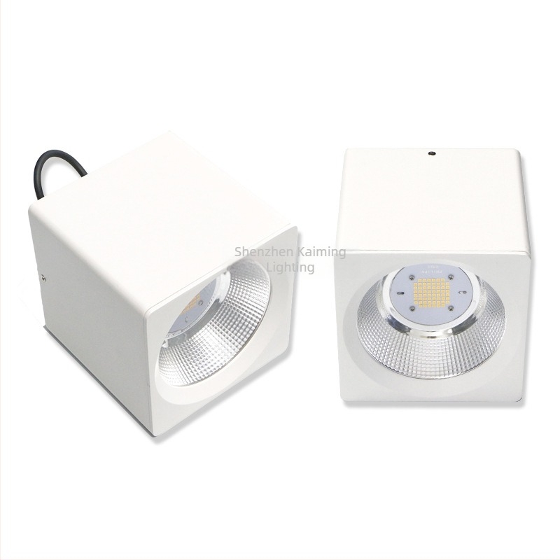 LED négyszögletes felületre szerelt downlight 50W, 60W spot a folyosókhoz és gyalogos hidakhoz