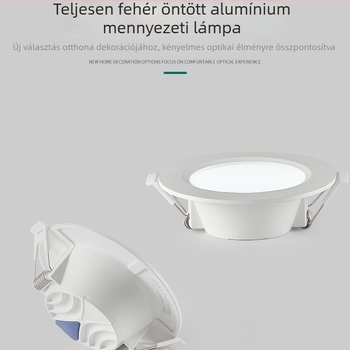 Beépíthető LED mennyezeti downlight, ultra vékony, Kerui chip, nagy fényerő, energiatakarékos, alumínium ház