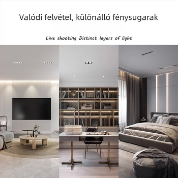 LED beépített spotlámpa otthoni világításhoz – nappali, hálószoba, folyosó, bejárat; alumínium ház; 4W/6W/8W/18W; 3000K/4000K/6000K; CRI ≥90; 220V