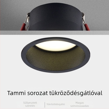 COB LED beépített mennyezeti downlight, 5W/7W/10W, anti-glare, otthoni világítás