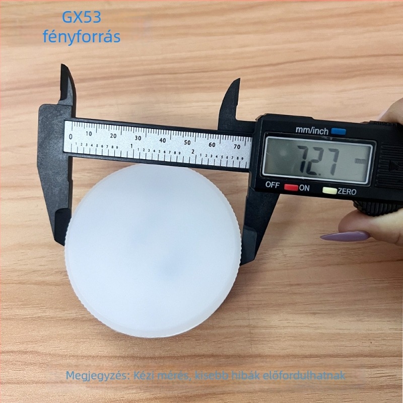 GX53 LED mennyezeti downlight, 5W–12W, 4000K, felületre szerelt, modern minimalista világítás