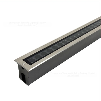 Mélylyukú föld alatti világítás, hosszú csík alakú, anti‑reflektív LED 24V, IP67