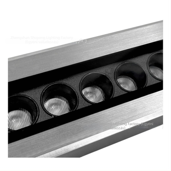 Mélylyukú föld alatti világítás, hosszú csík alakú, anti‑reflektív LED 24V, IP67