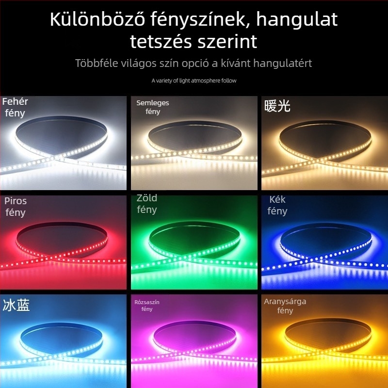 2835 LED-szalag, 120 LED, 12V, keskeny PCB 3mm/4mm, nagy fényerő, oldalsó megvilágítás hátteret adó LED-lámpa KTV-hez és bárhoz, vonalvilágítás