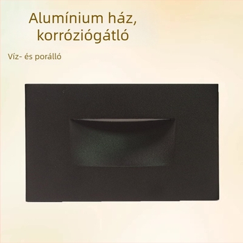 LED lépcsőlámpa cserélhető alkatrészekkel, háromszínű fényhőmérséklet szabályozható, bemenet 12V/24V alacsony feszültség