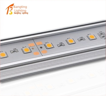 LED falmosó lámpa DMX512, kültéri lineáris LED világítás 18W, hosszú LED-sáv