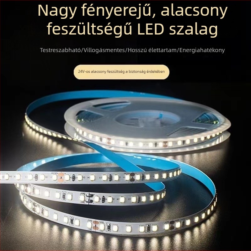 2835 testreszabható LED szalag szekrényekhez és mennyezethez – alumínium profil, lineáris világítás