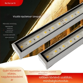 LED Lineáris Fény Kültéri Vízálló Kontúr Világítás Külső Falakhoz