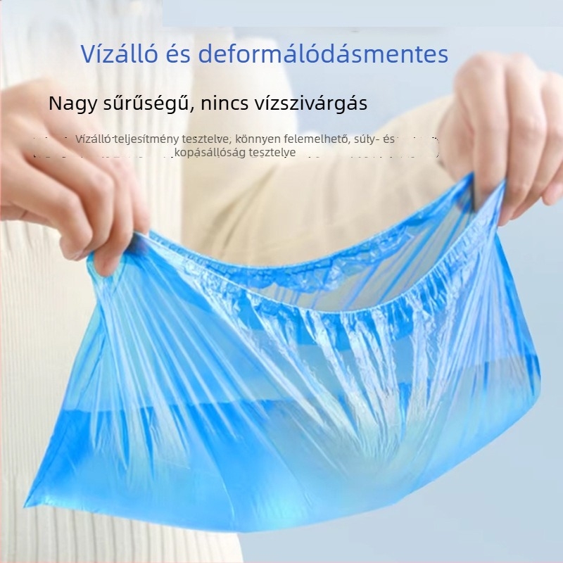 Vastagított vízálló cipővédők, homok- és porálló, 100 darab, háztartási használatra, kopásálló műanyag