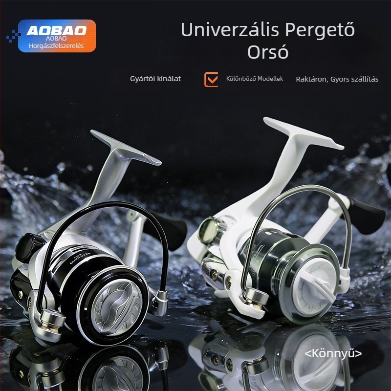 Pen fehér és ezüst spinning orsó sós vízhez