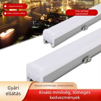 2838 Lineáris LED fény kültéri vízálló tájvilágításhoz és falmosáshoz, alumínium ház, IP65, 24V, 5000 lm, CRI 80