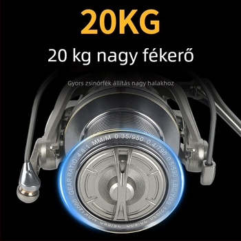 Nabei NGK hosszú távú spinningorsó, teljesen fémből készült, micro spool, tengeri horgászat