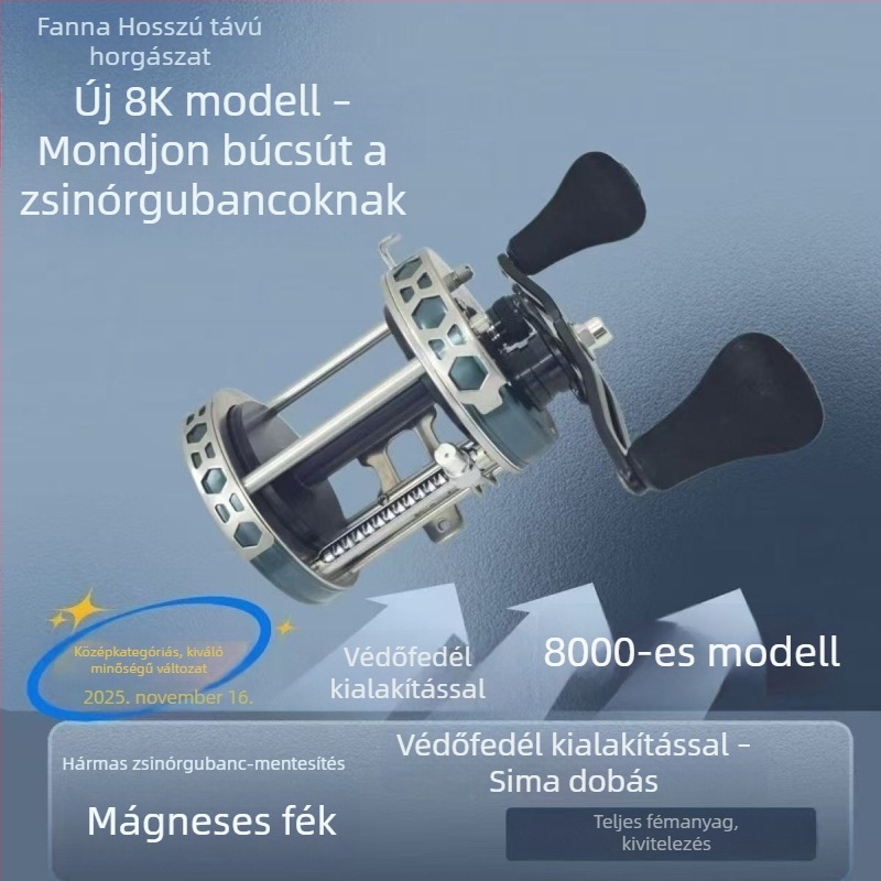 Fanna könnyű karbon szálas orsó, modell 9000, 2026